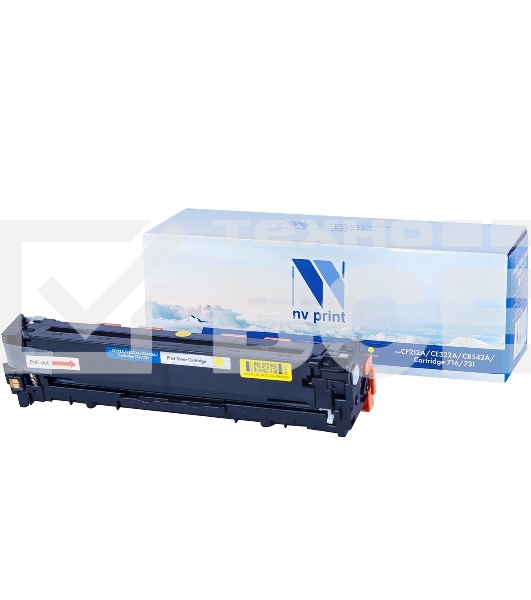Картридж лазерный NVPrint совместимый HP CF212A/CE322A/CB542A/Canon 716/731 Yellow для LaserJet Color Pro M251n/M251nw/M276n/M276nw/CP1525n/CP1525nw/CM1415fn/CM1415fnw/CP1215/CM1312/CM1312nfi/CP1215/Canon i-SENSYS LBP5050/LBP5050n/MF8030Cn/MF8040Cn/MF8050