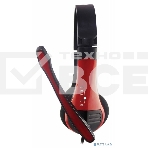 Наушники с микрофоном Oklick HS-M150 черный/красный 2.2м накладные (NO-003N), фото5