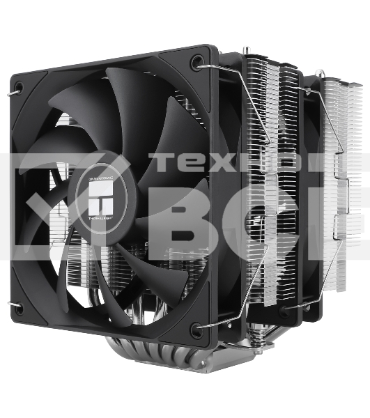 Устройство охлаждения(кулер) Thermalright Phantom Spirit 120 SE Soc-AM5/AM4/1151/1200/1700 черный 4-pin 25.6dB Al+Cu 765gr Ret (PS120-SE)