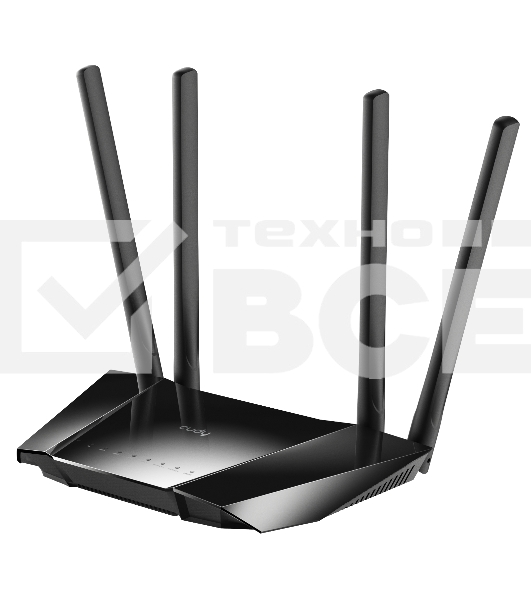 Роутер беспроводной Cudy LT400 N300 10/100BASE-TX/4G cat.4 черный