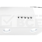 Наклонная вытяжка MONSHER LAVAL 60 Blanc, ширина 60 см, отвод/рециркуляция, 900 м3/час, электронноесенсорное управление, 3 скорости, светодиодное освещение 2*1 Вт, металлические жироулавливающие фильтры, угольный фильтр KM 102 (опция), цвет: белый ПРОМО, фото5