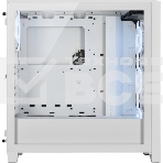 Корпус без блока питания Corsair iCUE 4000D RGB Airflow, Midi-Tower, TG, 3x120mm RGB, 1xUSB-A 3.2, 1xUSB 3.2 Type-C, E-ATX, ATX, mATX, mITX White, фото2