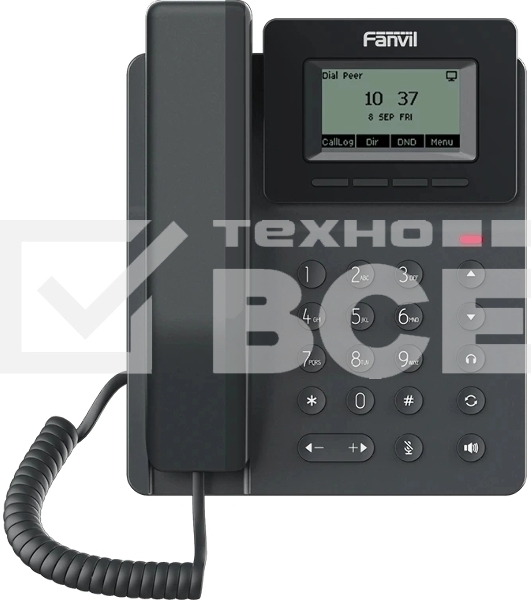 Телефон IP Fanvil V50P черный