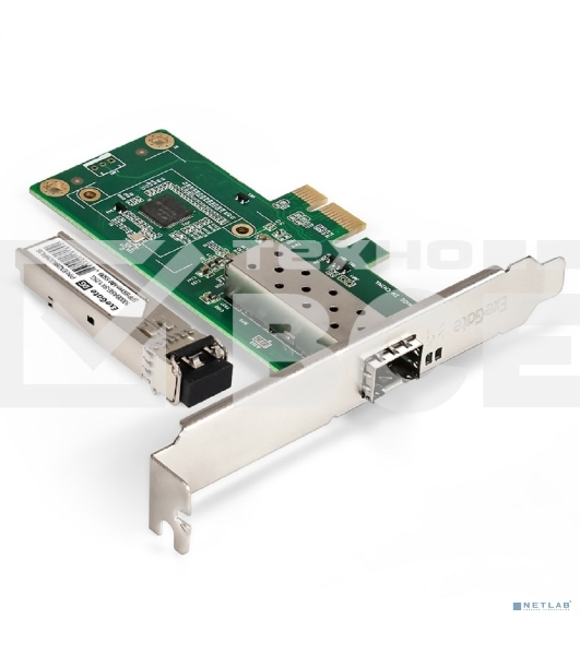 Комплект: Сетевой адаптер SFP ExeGate EXE-i210-F1 + Трансивер Multi-Mode до 550м EXT-1G-MM850-LC2-550M (EX296228RUS: PCI-E x1 v2.0, порты 1x SFP (10/100/1000Mb/s), Gigabit Server NIC Intel Chipset I210-F1 + EX298329RUS: Tx:850/Rx:850 нм, до 500 м, разъем Duplex LC)