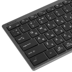Клавиатура A4Tech Fstyler FBX51C беспроводная, Bluetooth, радиоканал, серый, фото24