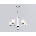 Люстра Ambrella light LH56001/5 СH/FR хром/белый матовый E14*5 max 40W D640*1260, фото7