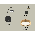 Светильник Ambrella light XB9596152 SBK/PYG черный песок/золото желтое полированное GX53 (C9596, N8124), фото4