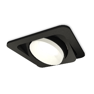 Комплект встраиваемого поворотного светильника Ambrella light XC7659020 SBK/SWH черный песок/белый песок MR16 GU5.3 (C7659, N7030)