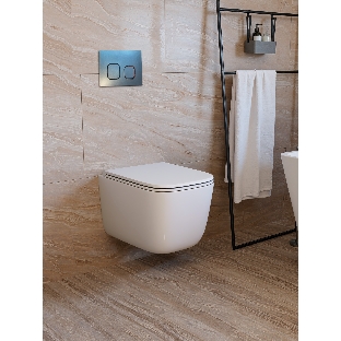 Инсталляция с унитазом комплект BAU IDEAL 6 в 1: унитаз подвесной безободковый торнадо Bau Dream 51х35, быстросъемное сиденье микролифт, кнопка смыва BAU Strike Gun Grey, темно-серый металлик/хром
