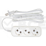 Сетевой удлинитель Buro BU-PSL3.3/W 3м (3 розетки) белый (пакет ПЭ), фото2