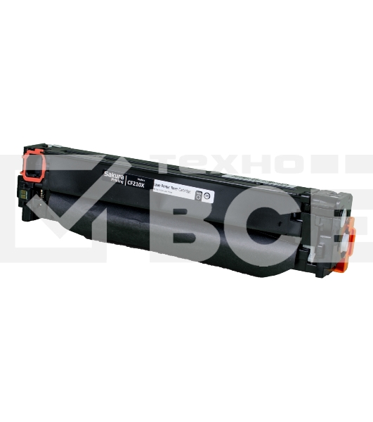 Картридж лазерный Sakura CF210X для HPLaserJet Pro 200 color M251/276, черный, 2400 к.