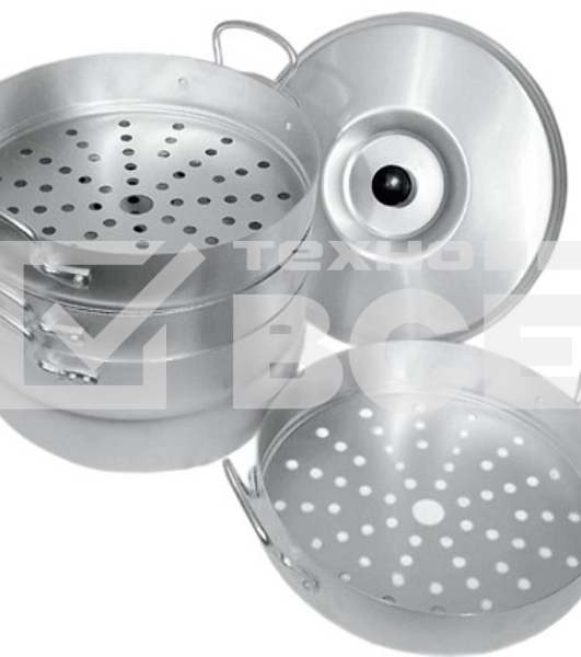 Мантоварка КАЛИТВА 180635, 6 л, 3 сетки, алюм.