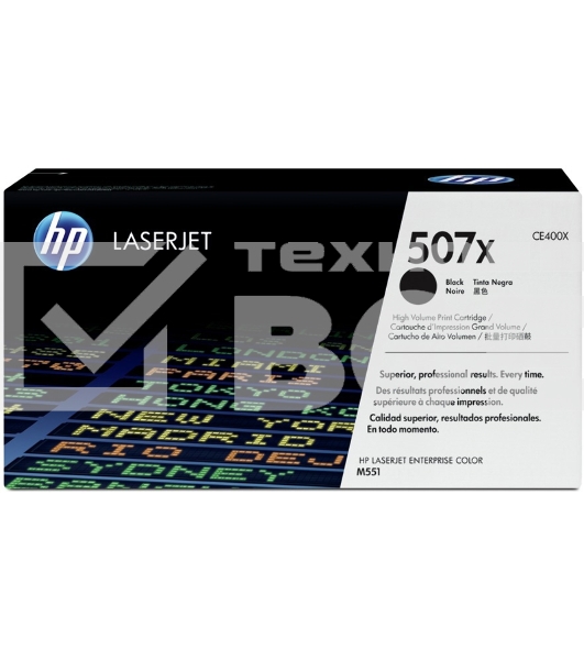 Картридж лазерный HP 507X CE400X черный для CLJ M551/MFP M575 11000 стр.