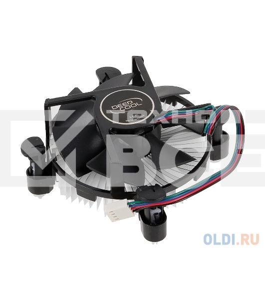 Кулер для процессора DEEPCOOL CK-11509 PWM черный, 92 мм, алюминий, 2400 об/мин, 30.5 дБ, 4 pin, 65 Вт, 56 мм