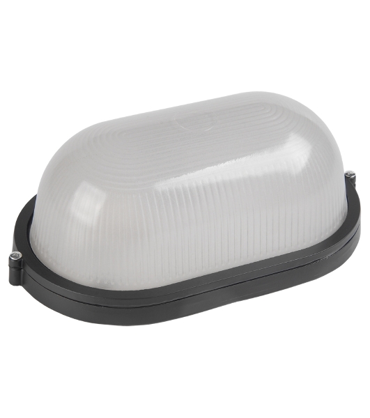 Светильник Iek LNPP0-1401-1-060-K02  НПП1401 черный/овал 60Вт IP54  ИЭК