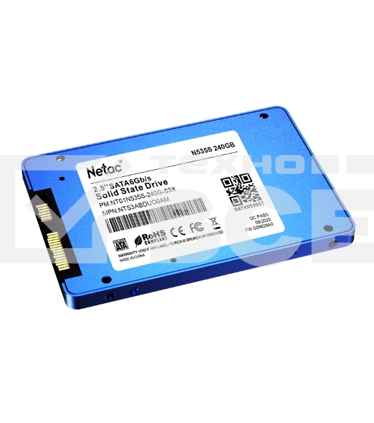 Накопитель SSD Netac N535S, 240GB, 2.5