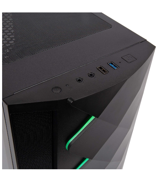 Компьютерный корпус Hiper DCB черный без БП ATX 1x120mm 1x140mm 1xUSB2.0 1xUSB3.0 audio bott PSU