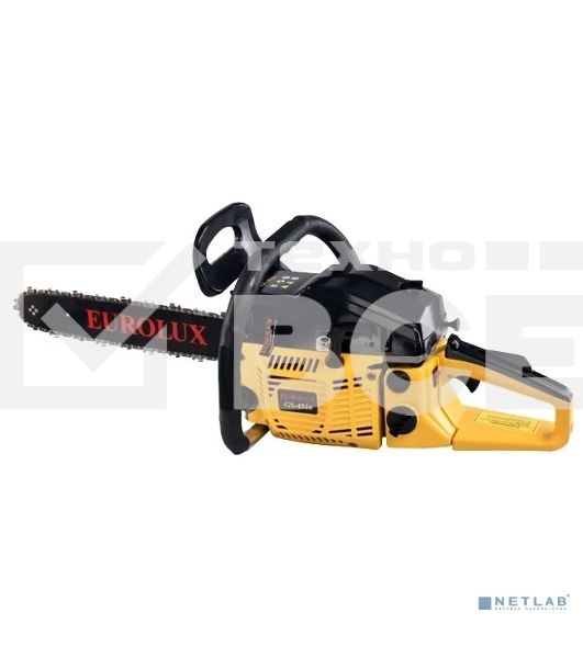 Бензопила EUROLUX GS-45161800Вт (2.45л.с.) 45см3 бак 0.55л шина 40см шаг цепи 1.5'' 72звена