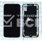 Дисплей Amperin для Apple iPhone XS Max в сборе с тачскрином (Soft Oled), черный, фото4