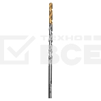 Сверло спиральное по металлу 5,5 х 139 мм, Р6М5, Golden Tip, удлиненное Denzel, фото5