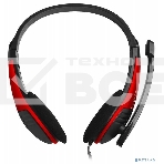 Наушники с микрофоном Oklick HS-M150 черный/красный 2.2м накладные (NO-003N), фото6