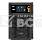 Источник бесперебойного питания On-line ExeGate PowerExpert TL-2000.LCD.AVR.3SH.USB.RS232.SNMP 2000VA/2000W, On-Line, PF=1, LCD, 3*Schuko, RS232, USB, SNMP-slot, встроенные батареи 12V 7.2Ah - 4шт, Tower, металлический корпус, черный, фото3