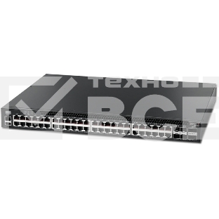 Коммутатор 48x1G RJ45 + 4x10G SFP+, ONIE Switch, dual AC hot-swappable PSU, power-to-ports airflow, fan-less design