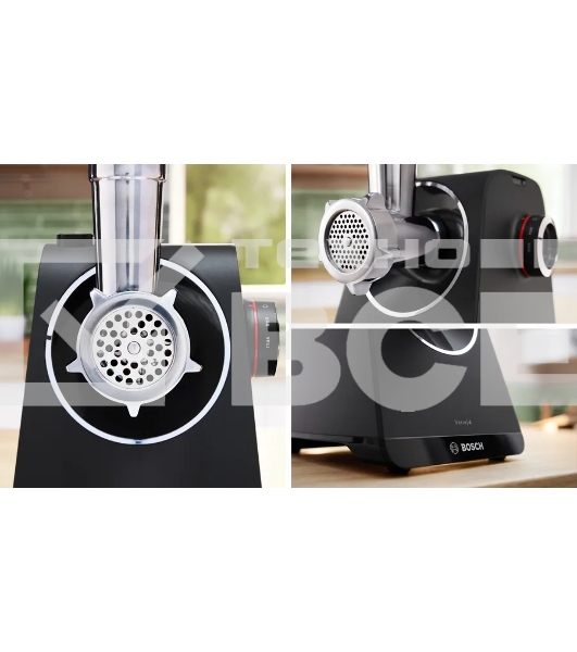 Мясорубка Bosch MFWS440B, 1900W, черный