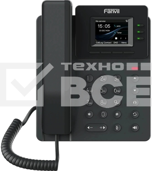 Телефон IP Fanvil V60P черный