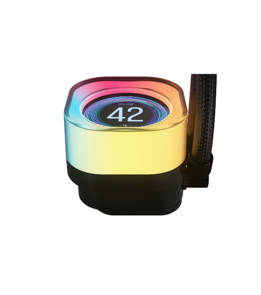 Система жидкостного охлаждения Corsair iCUE LINK TITAN 360 RX LCD (360мм, черный, RGb/ Fans: 3x120мм, 73.5CFM, 36dBA, 2100RPM/ S: 1851, 1700, AM5, AM4)