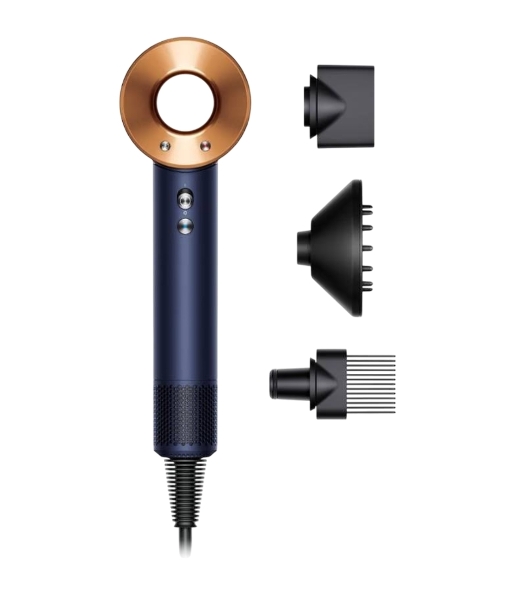 Фен Dyson Supersonic HD07 Prussian Blue/Copper синий/медный, 1600 Вт
