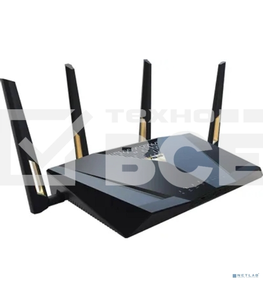 Маршрутизатор ASUS RT-BE88U, черный/желтый, 90IG08V0-MO3N0V