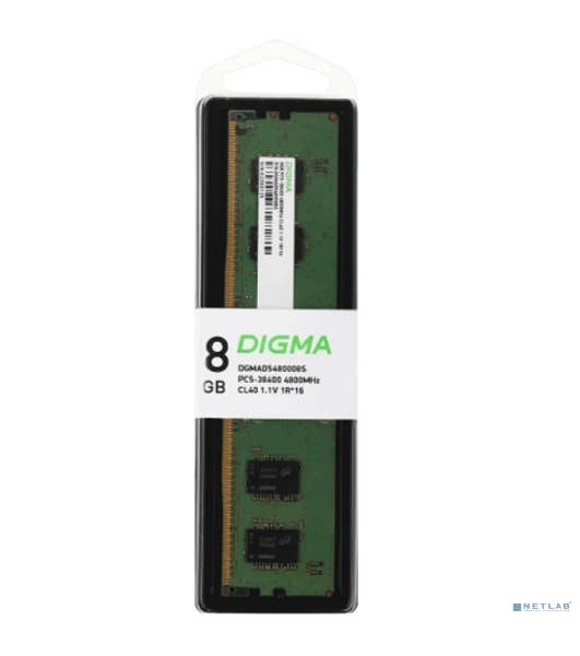 Оперативная память Digma, DDR5, 8GB (1x8GB), 4800MHz, CL40, DIMM