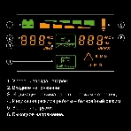 Источник бесперебойного питания ExeGate SpecialPro Smart LLB-1000.LCD.AVR.4SH.USB (1000VA/700W, LCD, AVR, 4*Schuko,USB, батарея 12V 7.2Ah - 2 шт., металлический корпус, Black), фото7
