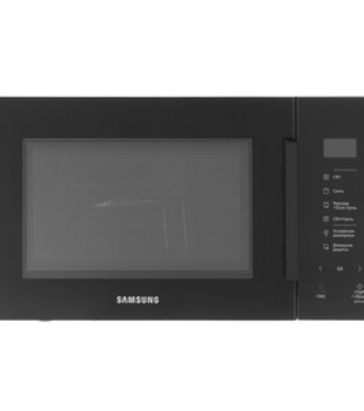 Микроволновая печь Samsung MG23T5018AK/BW черный, 23 л, 800 Вт, переключатели - сенсор