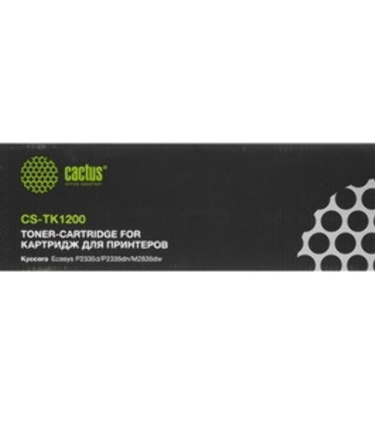 Картридж лазерный Cactus CS-TK1200 черный (3000 стр.) для Kyocera Ecosys P2335d/P2335dn/P2335dw/M2235dn/M2735dn/M2835dw