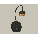 Светильник Ambrella light XB9596152 SBK/PYG черный песок/золото желтое полированное GX53 (C9596, N8124), фото3
