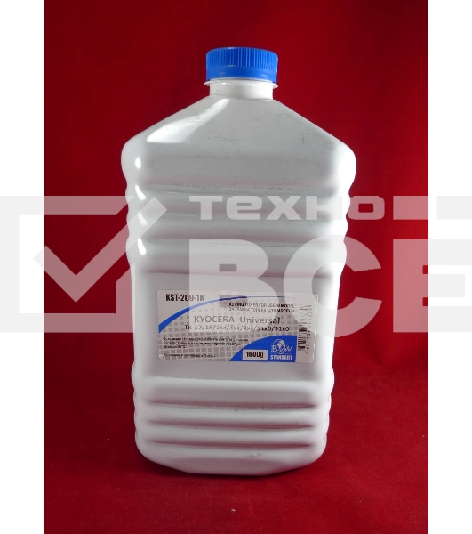Тонер для Kyocera Universal (TK-17/18/20H/100/110/111/112/113/120/122/130/131/132/133/134/140/142/144/170/172/310/312/320/322/330/332/340/342/344/350/352/354/435/475/1110/1120/1150/1160/1170/3110/3130/3150/3160/3170/3190) (OEM совместимый) (фл. 1кг) B&W S