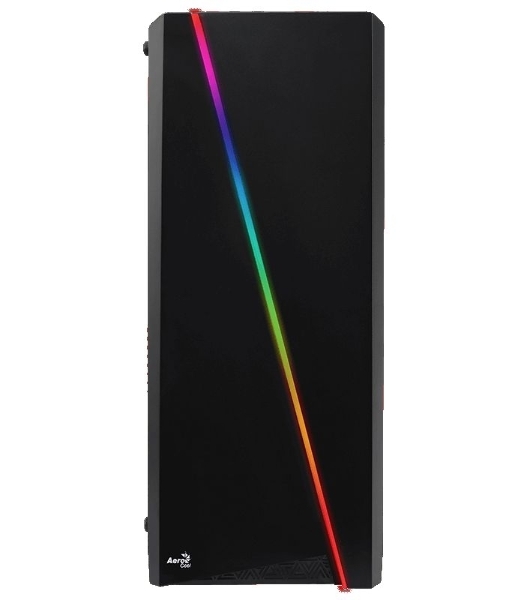 Компьютерный корпус Aerocool/Formula PGS-V Cylon , ATX, без БП, RGB подсветка, окно, картридер, 1x USB 3.0 + 2x USB 2.0, 1х12см вентилятор в комплекте