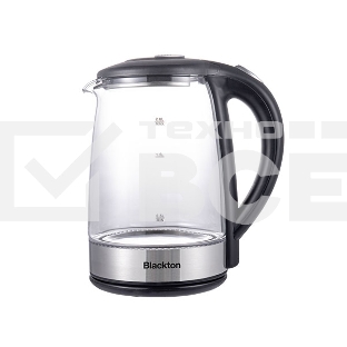 Чайник Blackton Bt KT2026G Черный-Сталь, 1500 Вт, 2.0 л