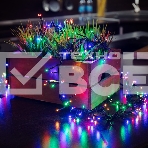 Гирлянда «Кластер LED» 3 м, темно-зеленый ПВХ IP20, 288 диодов, цвет мультиколор, фото2
