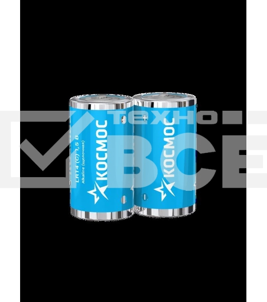 Элемент питания LR14 (уп.2шт) Космос KOCLR14MAX2S