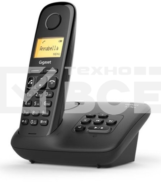 Радиотелефон Dect Gigaset A270A AM RUS черный автооветчик АОН