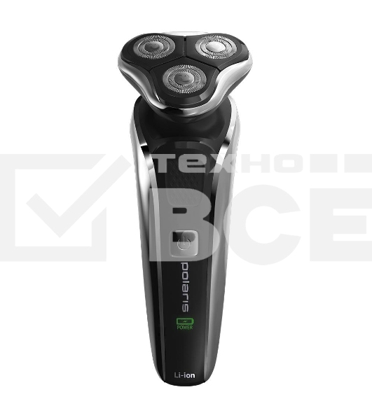 Бритва PMR 0307RС wet&dry PRO 5 blades+ электрическая (Polaris) , черный/хром