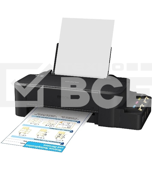 Принтер струйный Epson L121 (C11CD76414), A4, цветной, печ. до 9 стр/мин. (ч/б) до 4.8 стр/мин. (цвет), 720 x 720 dpi, USB