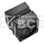 Кулер для процессора PCCooler RZ620 BK (260W, 4-pin PWM, 157.5mm, Al/Cu, 6x6mm, 1x120mm, 86.73CFM, 32dBA, 2200RPM, S: 1851/1700/1200/115X, AM5/AM4, black), фото7