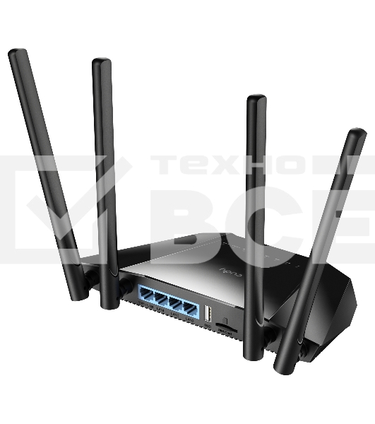 Роутер беспроводной Cudy LT400 N300 10/100BASE-TX/4G cat.4 черный