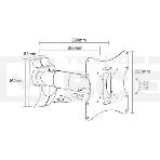 Кронштейн ARM Media LCD-202 для ТВ 10