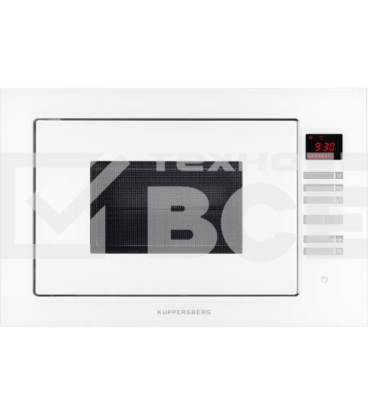 Встраиваемая микроволновая печь Kuppersberg HMW 645 W25 л, High-Tech, 900 Вт, белый