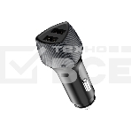 Автомобильное зарядное устройство c двумя портами Rexant (USB-A QC 3.0 + USB-A 3,1A) со световой индикацией, 18Вт, черное, фото 1